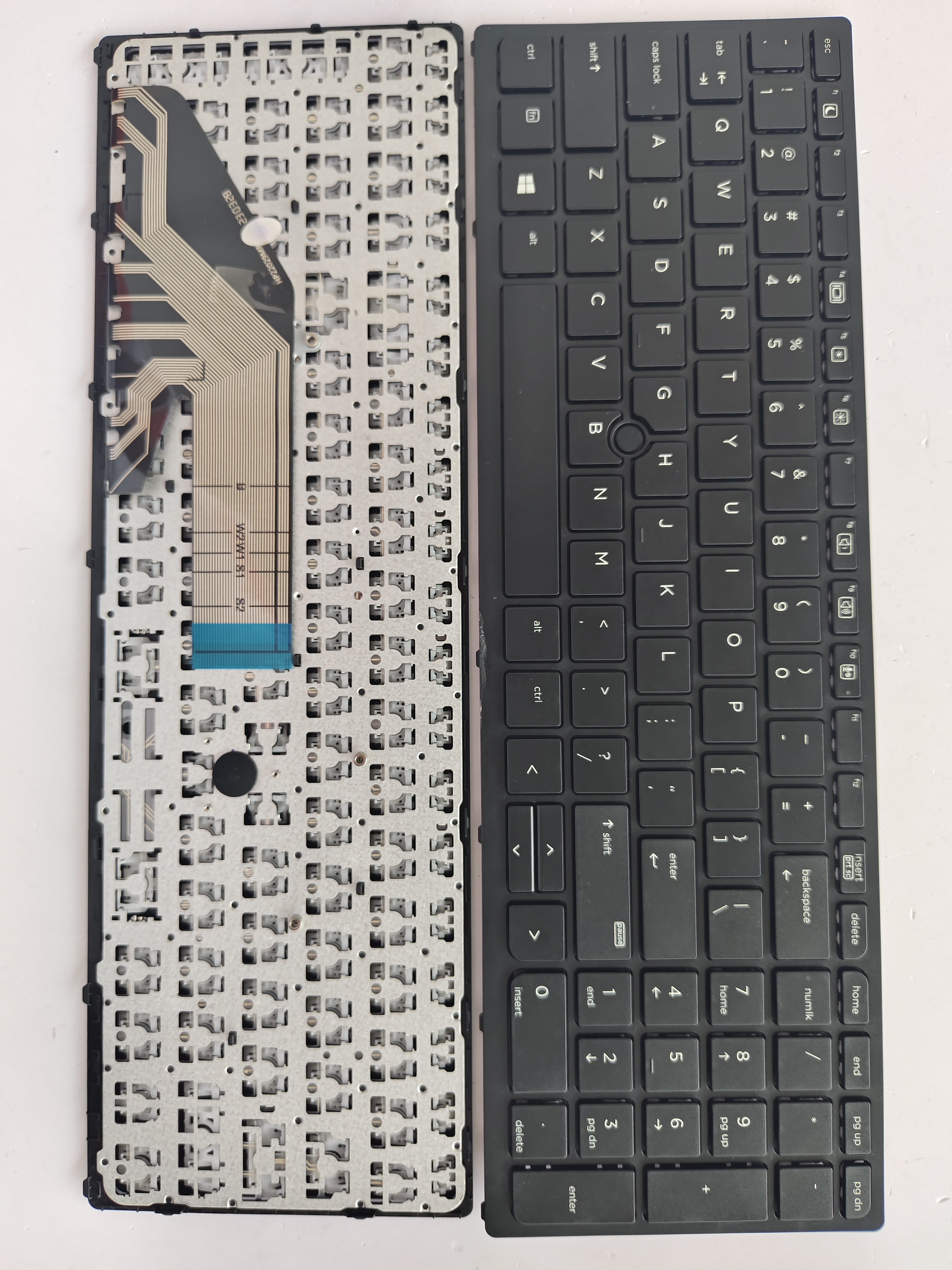 Picture of New Replacement Laptop Keyboard For HP ZBOOK15G3 SK quality BLACK FRAME BLACK With hole (OEM) US Layout